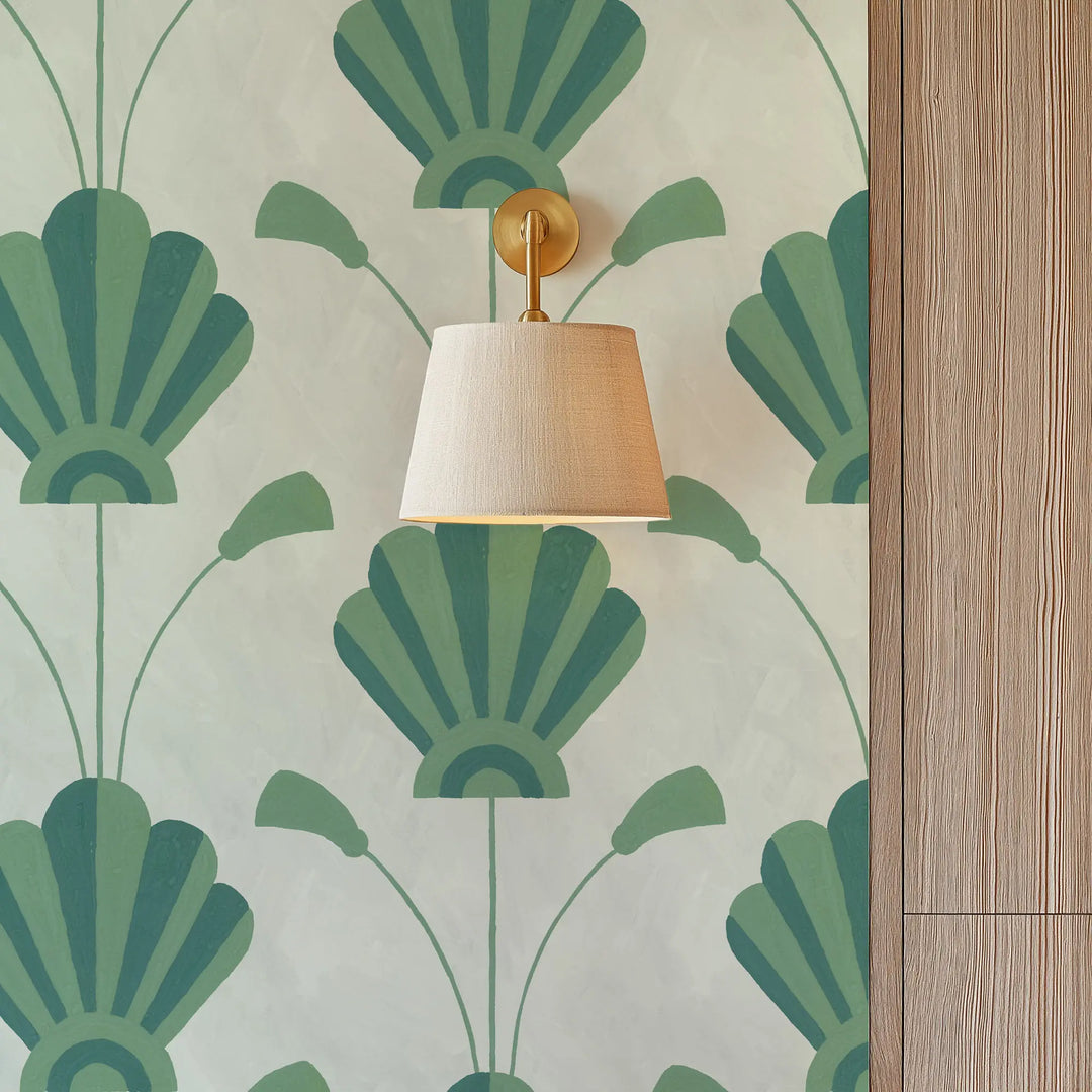 Fanflower - Seafoam Wallpaper