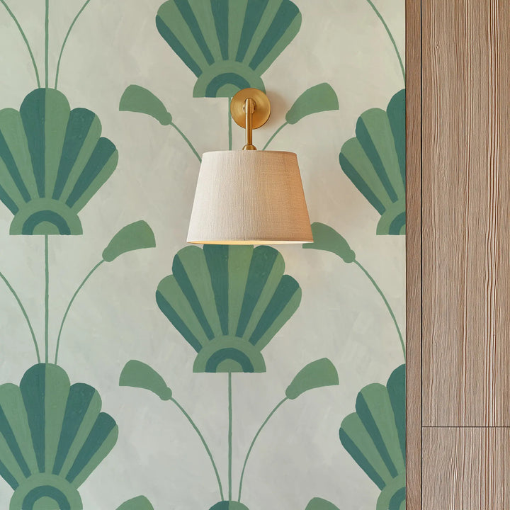 Fanflower - Seafoam Wallpaper