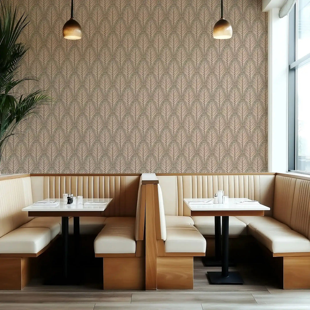 Fountain Fan - Sunset Wallpaper