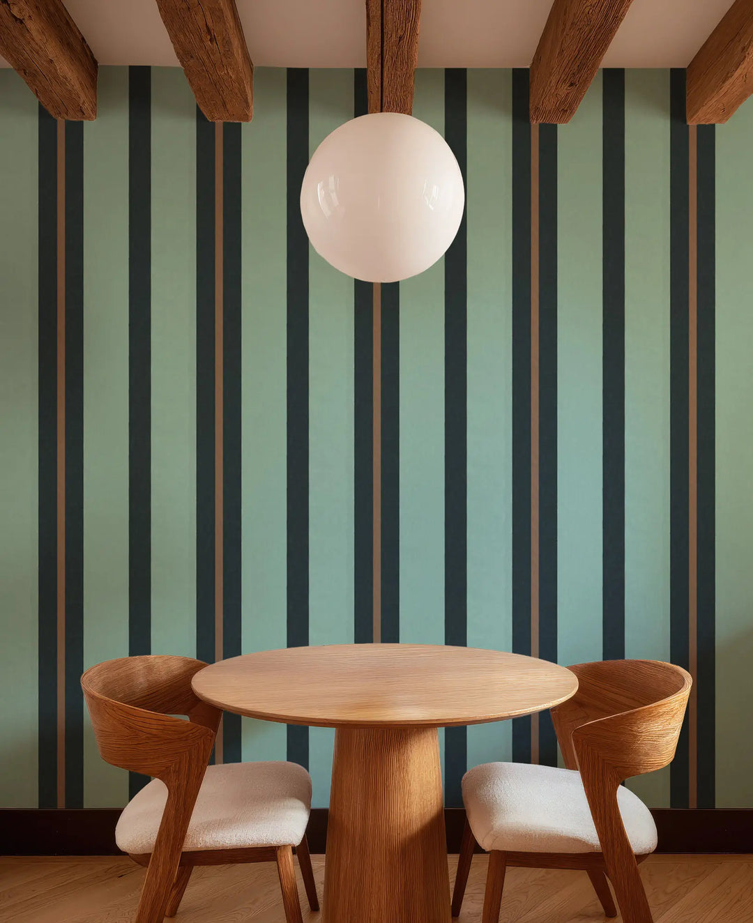 Miami Stripe - Bronze Night Wallpaper