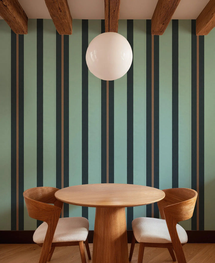 Miami Stripe - Bronze Night Wallpaper