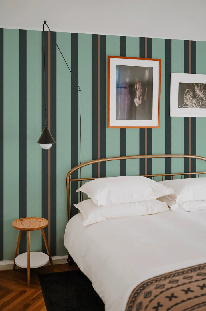 Miami Stripe - Bronze Night Wallpaper