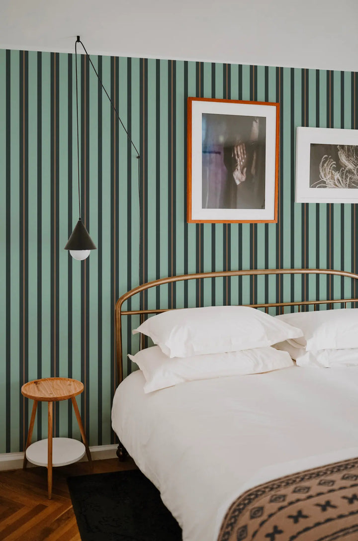 Miami Stripe Mini - Bronze Night Wallpaper