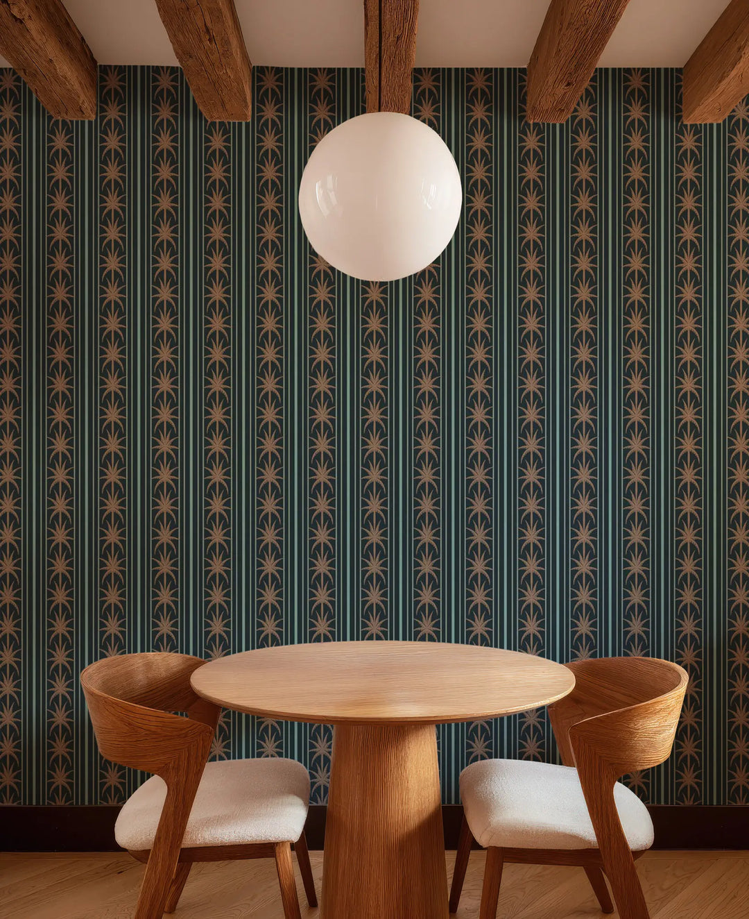 Ocean Drive Stripe - Bronze Night Wallpaper