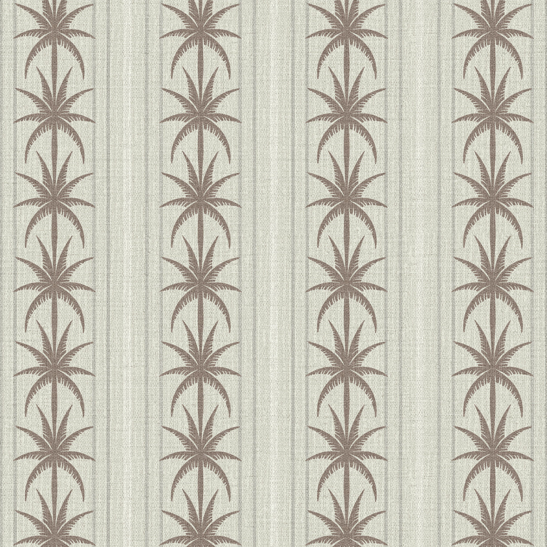 Ocean Drive Stripe Coconut Linen Grasscloth