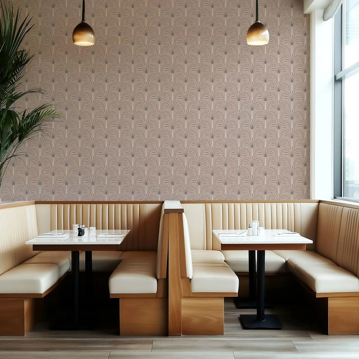 Palm Arches - Clay Wallpaper