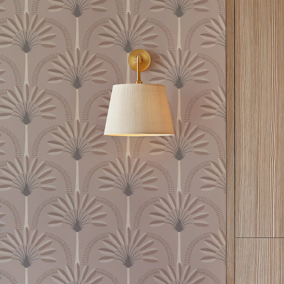 Palm Arches - Clay Wallpaper