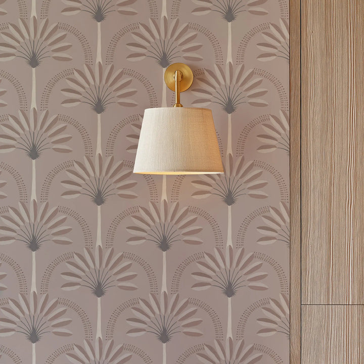 Palm Arches - Clay Wallpaper