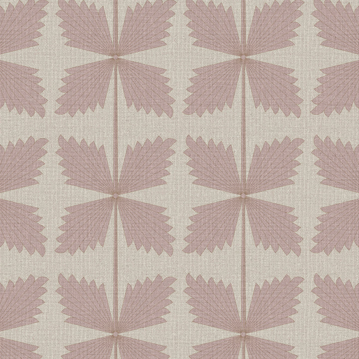 Palmetto Deco Pink Grasscloth