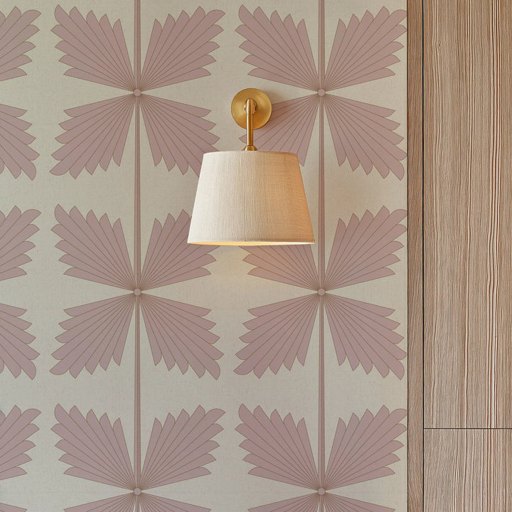 Palmetto - Deco Pink Wallpaper