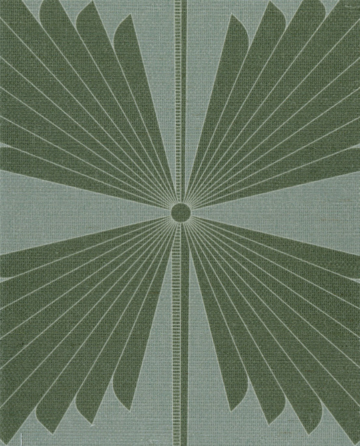 Palmetto Emerald Grasscloth