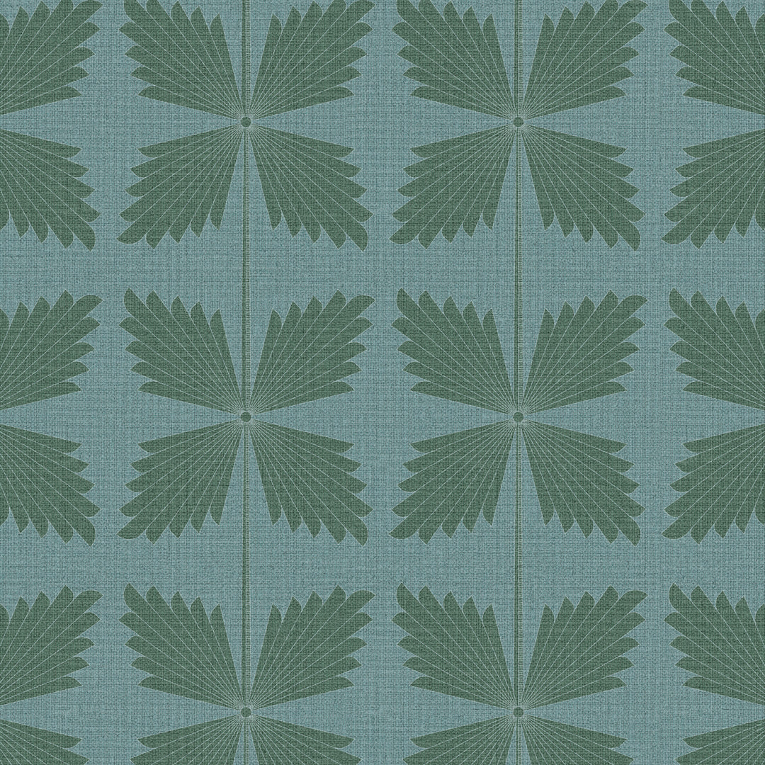 Palmetto Emerald Grasscloth