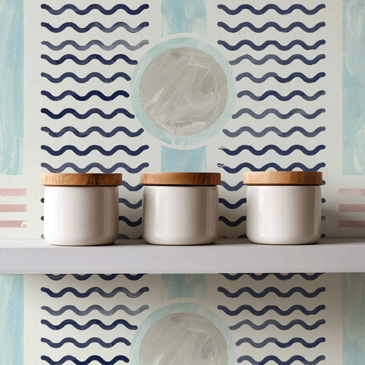 South Beach Facade - Beachside Blue Wallpaper