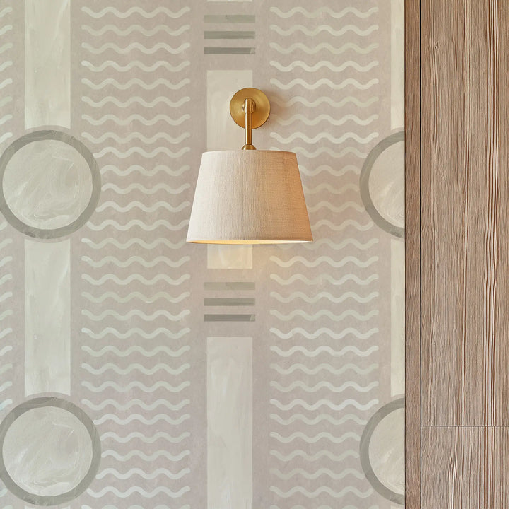 South Beach Facade - Ivory Wallpaper