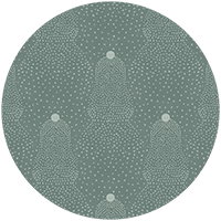 Beaded Current - Blue Green Wallpaper