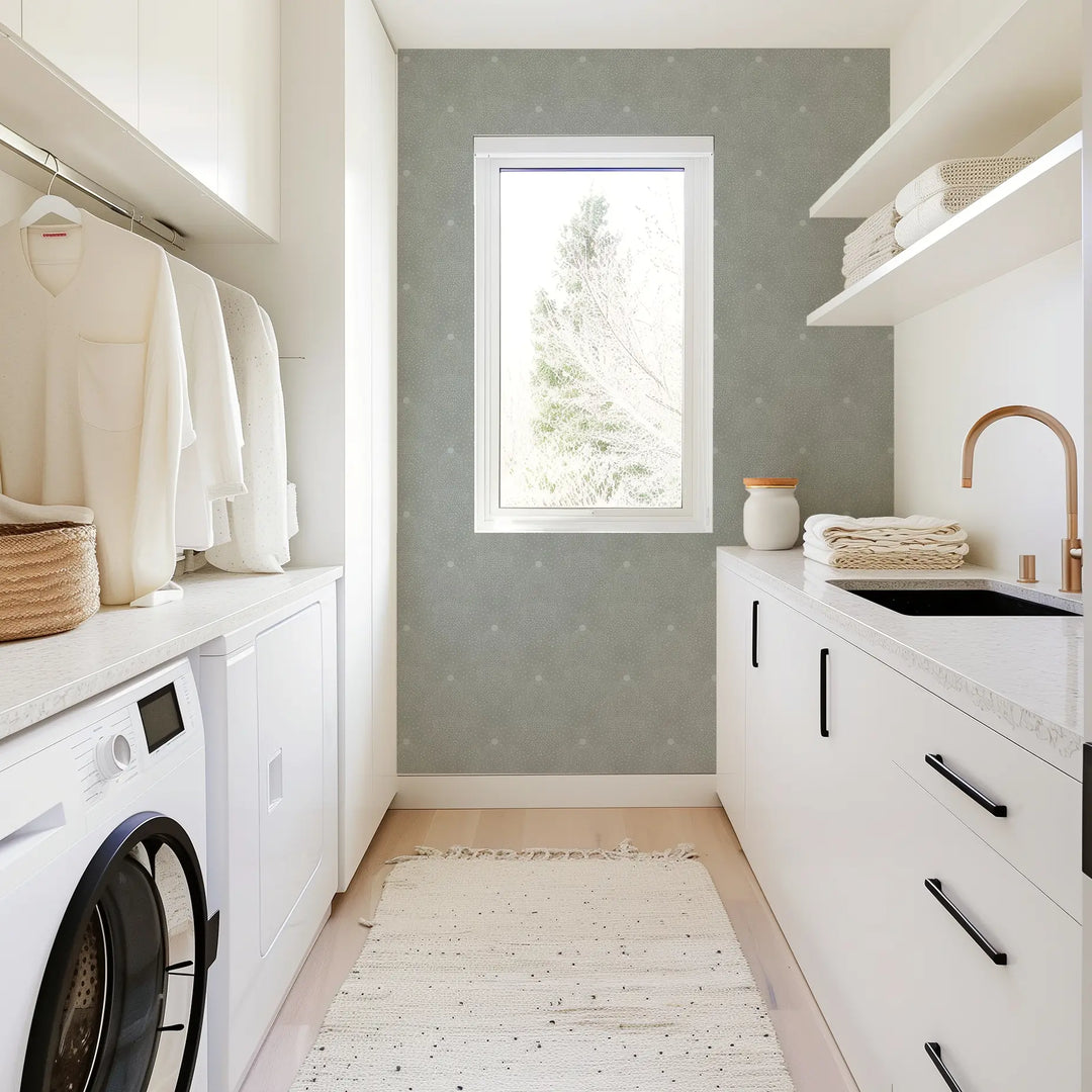 Beaded Current - Cool Gray Wallpaper