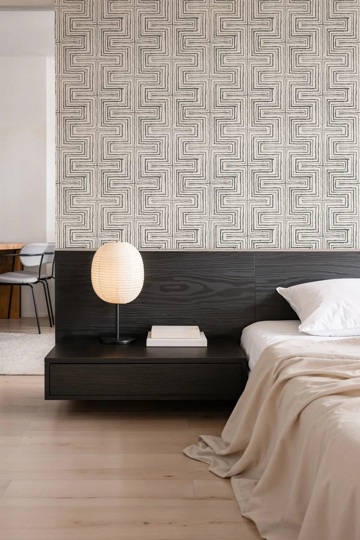 Cornered - White Stone Wallpaper