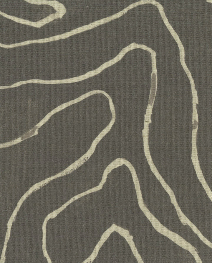 Elevation Soft Black Grasscloth