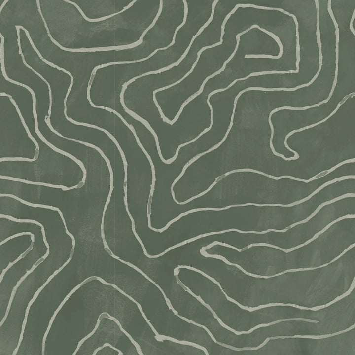 Elevation - Sage Taupe Wallpaper