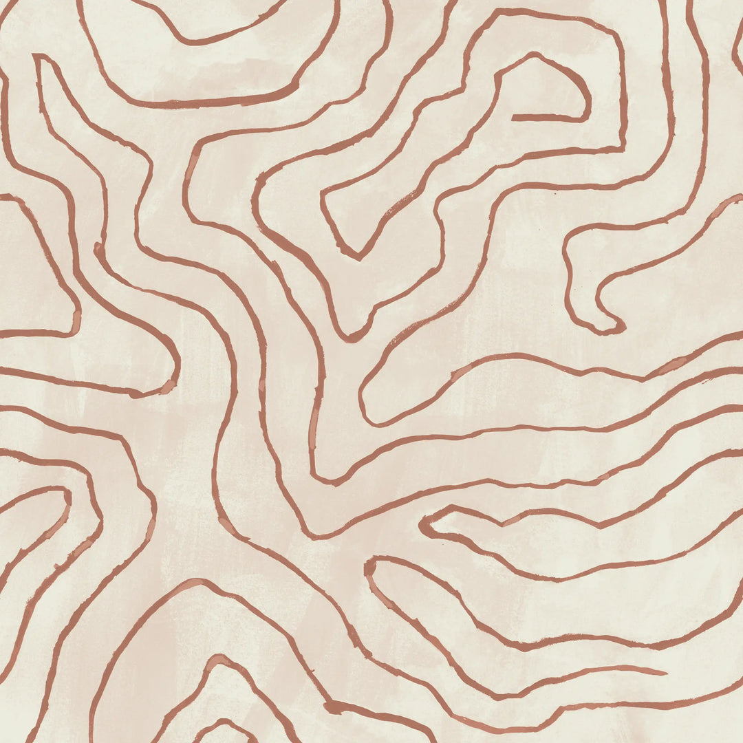 Elevation - Terracotta Wallpaper