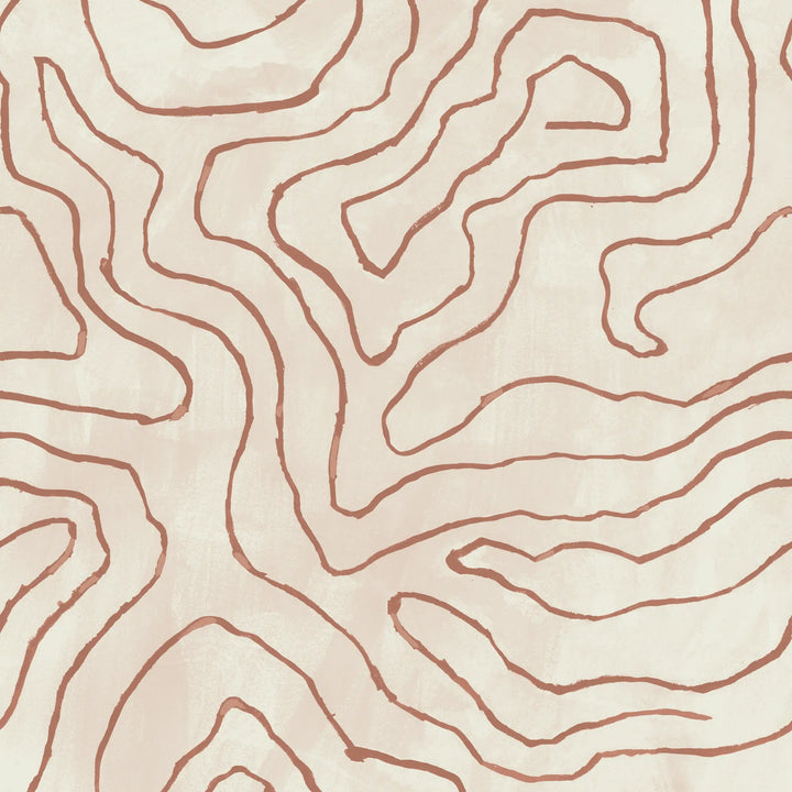 Elevation - Terracotta Wallpaper