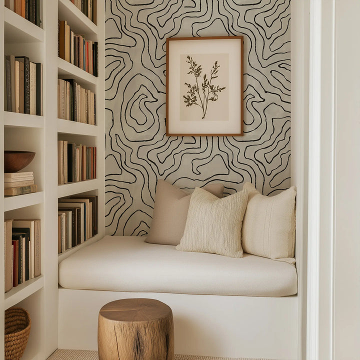 Elevation - White Stone Wallpaper