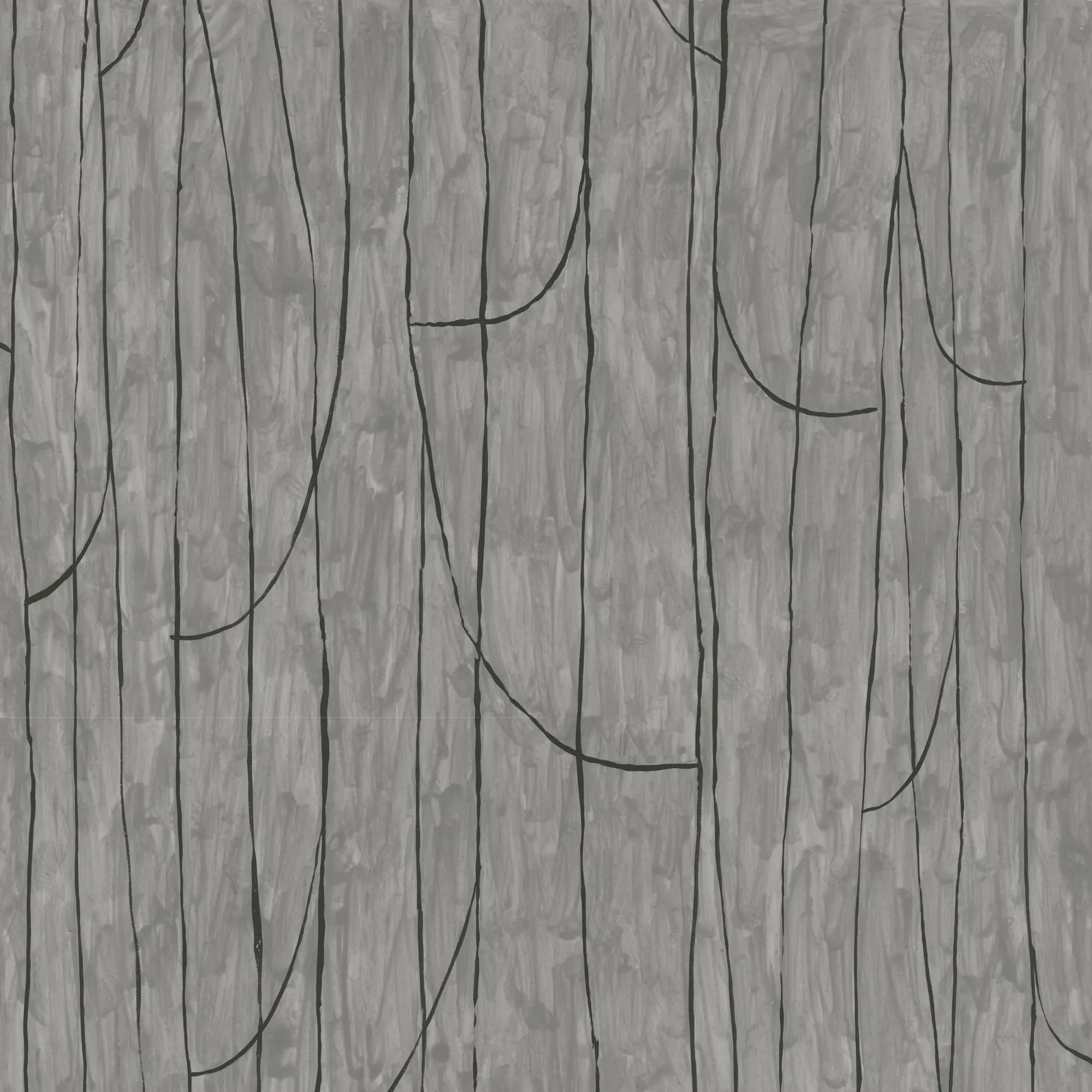 Lingering Lines - Mahogany Wallpaper