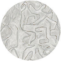 Painted Lines - Gray Linen Wallpaper