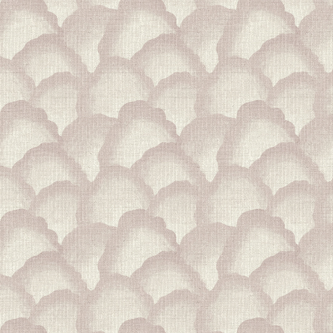 Wave Scales Blush Grasscloth