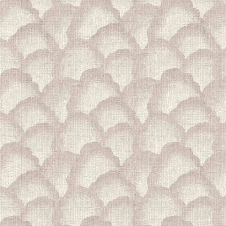 Wave Scales Blush Grasscloth