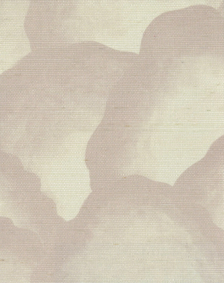 Wave Scales Blush Grasscloth
