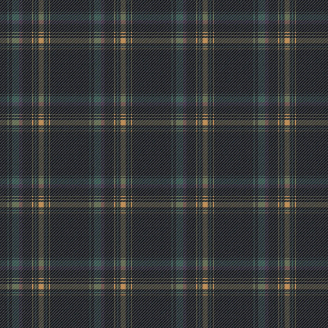 Ashcroft Tartan - Onyx Wallpaper