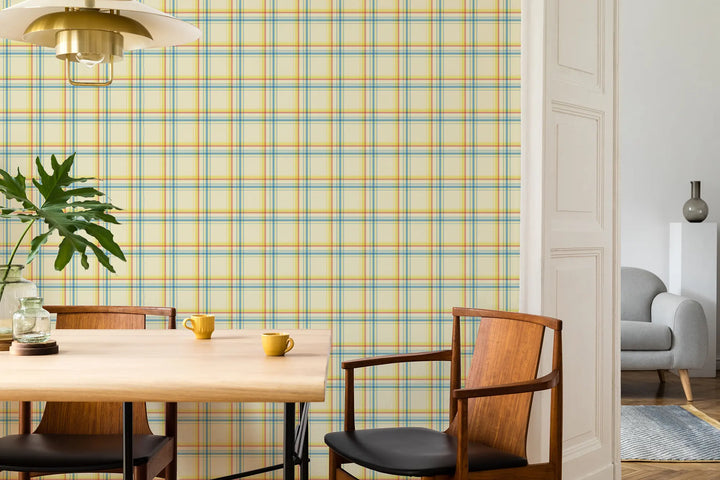 Ashcroft Tartan - Primary Picnic Wallpaper