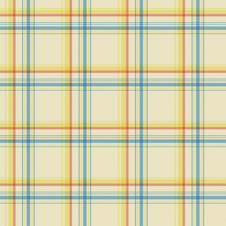 Ashcroft Tartan - Primary Picnic Wallpaper