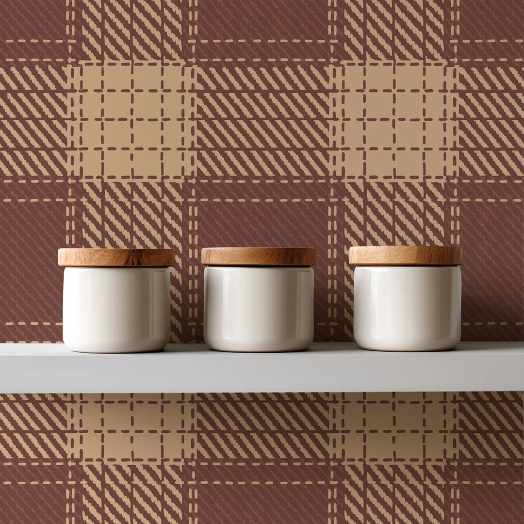 Campers Plaid - Trailhead Wallpaper