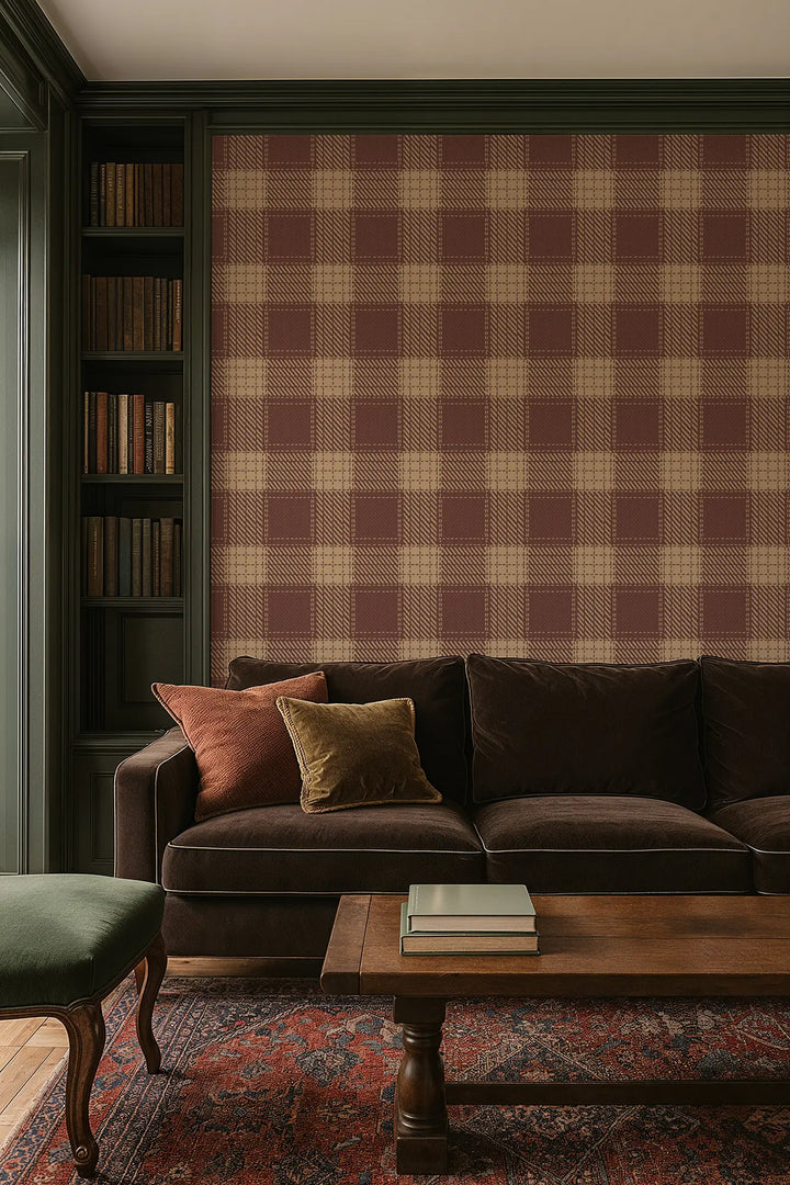 Campers Plaid - Trailhead Wallpaper