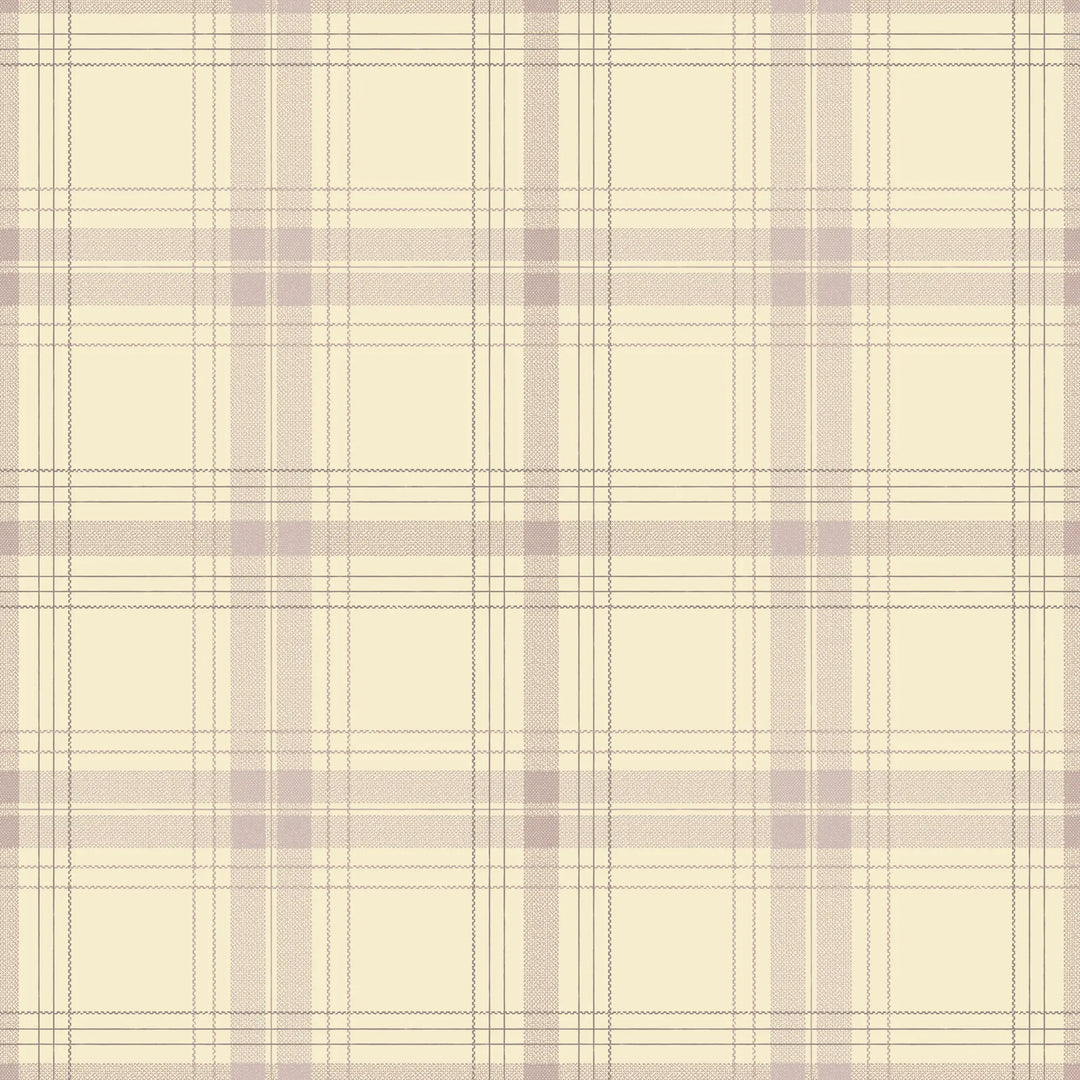 English Check - Blush Wallpaper
