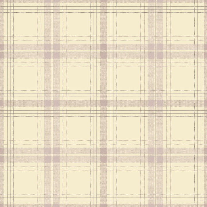 English Check - Blush Wallpaper