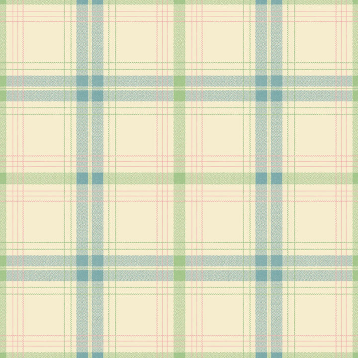 English Check - Greenhouse Wallpaper