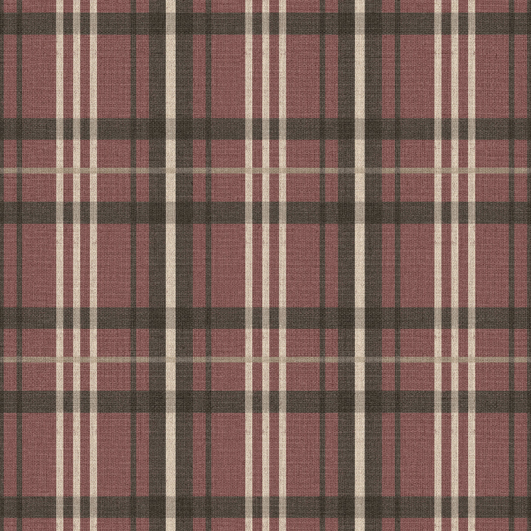 Harborfield Antique Red Grasscloth