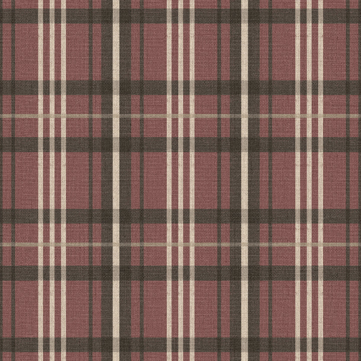 Harborfield Antique Red Grasscloth