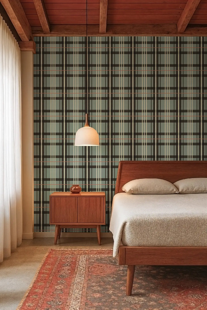 Harborfield - Silver Thicket Wallpaper