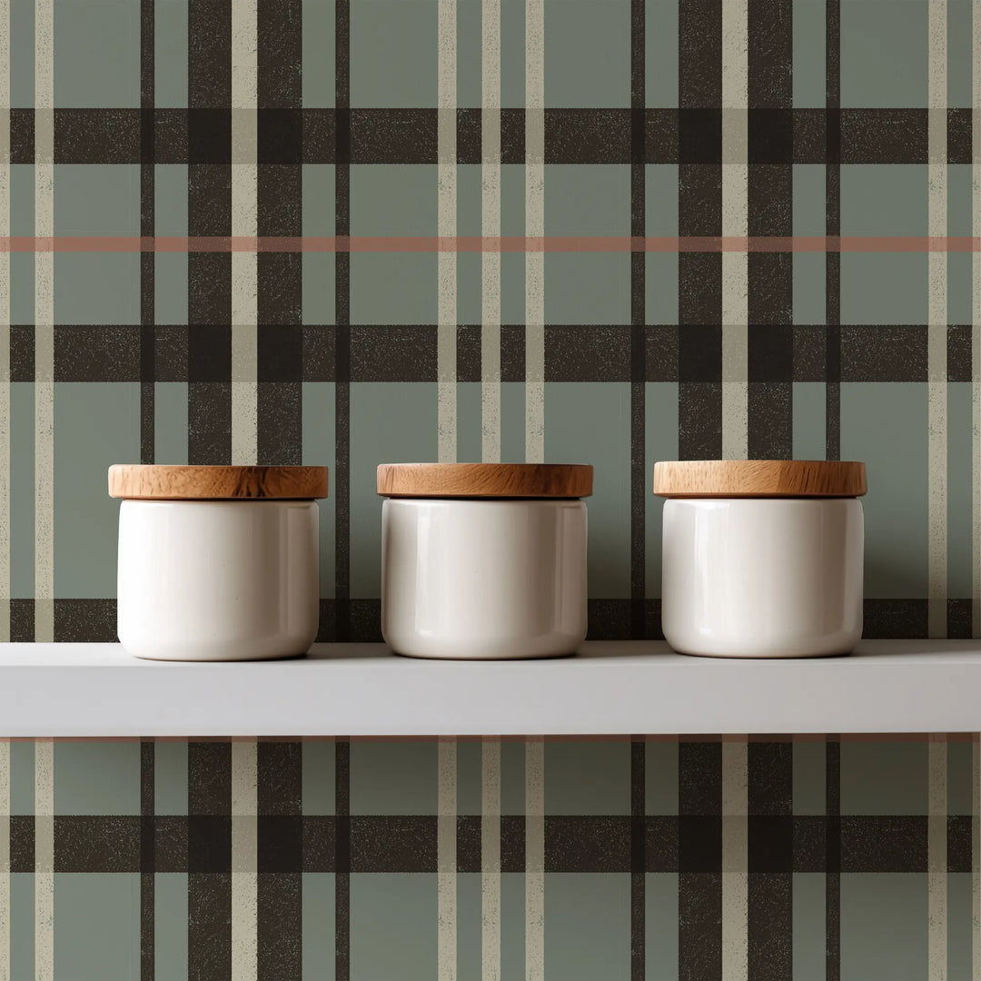 Harborfield - Silver Thicket Wallpaper