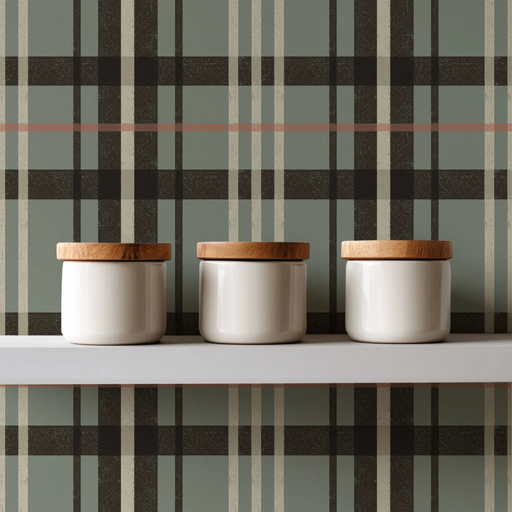 Harborfield - Silver Thicket Wallpaper