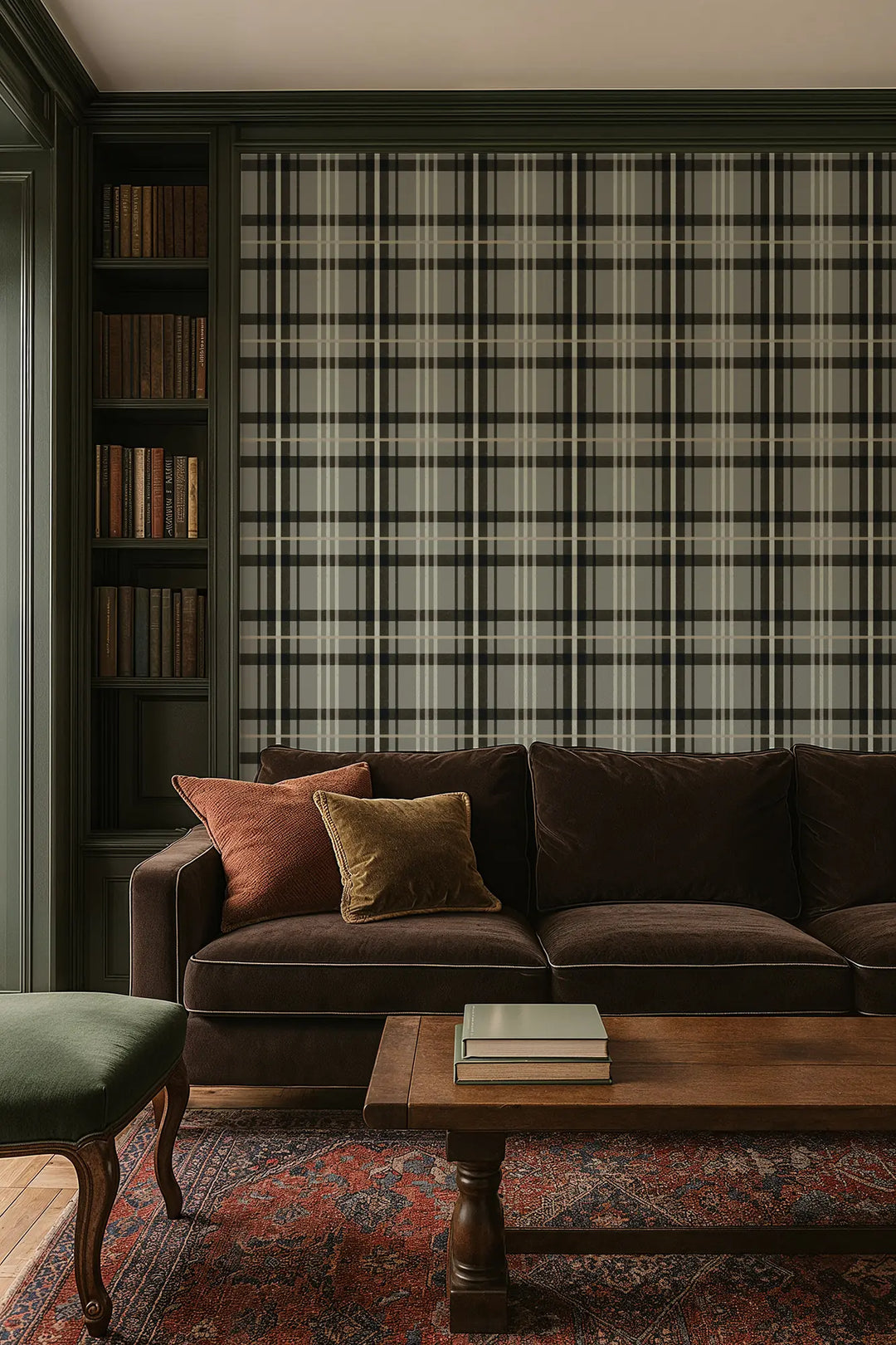 Harborfield - Warm Gray Wallpaper