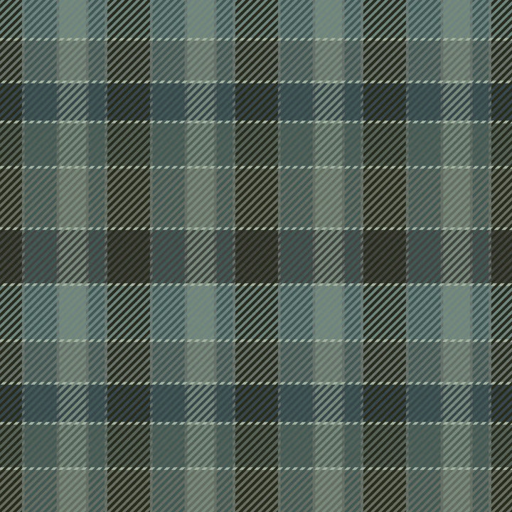 London Check - Blue Green Wallpaper