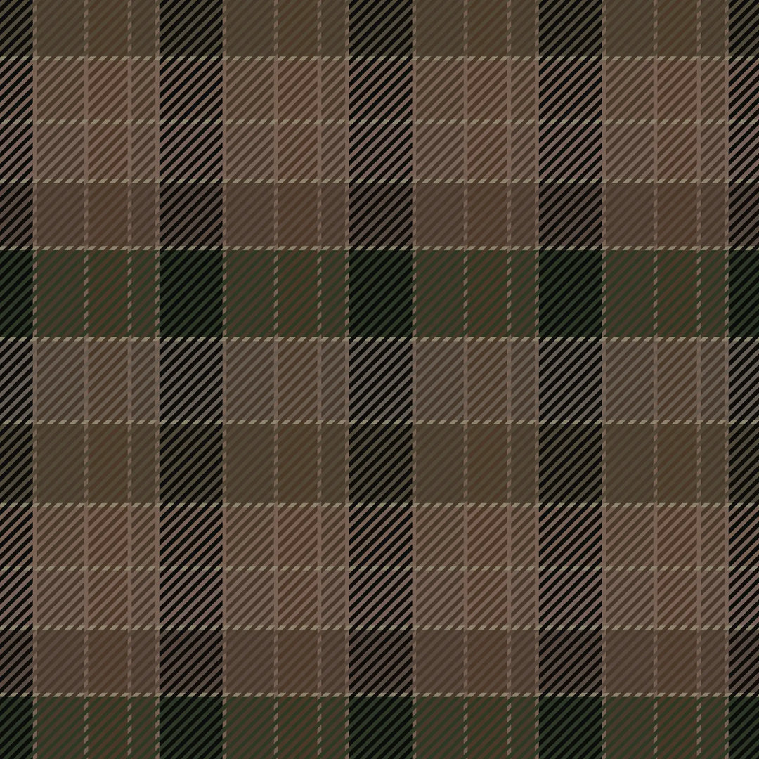 London Check - Earthy Umber Wallpaper