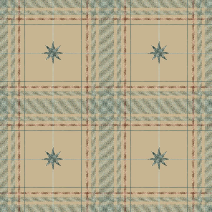 Mariners Grid - Golden Ochre Wallpaper