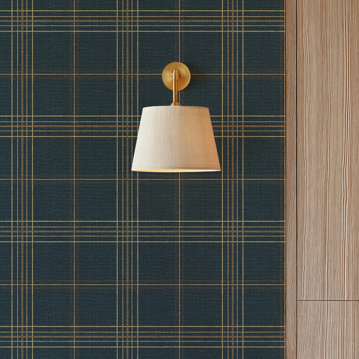 Tideway Gold Night Grasscloth