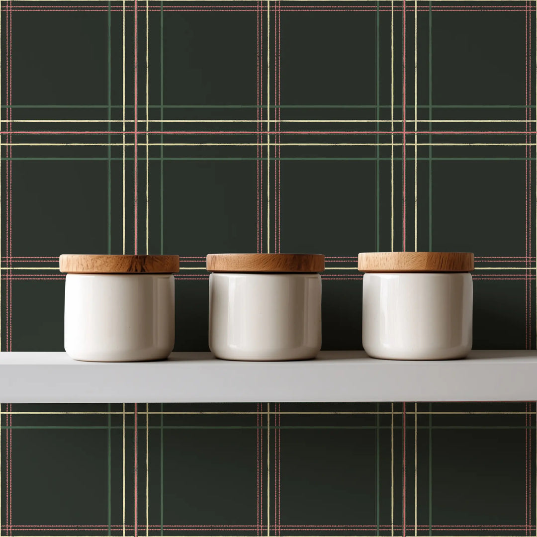 Tideway - Pink Charcoal Wallpaper